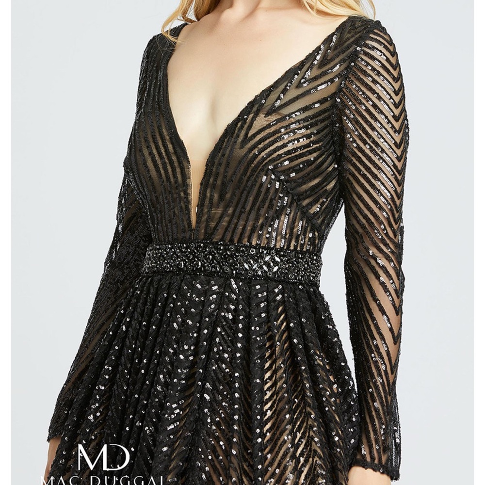 Mac Duggal Black Dress - Picture 2 of 3